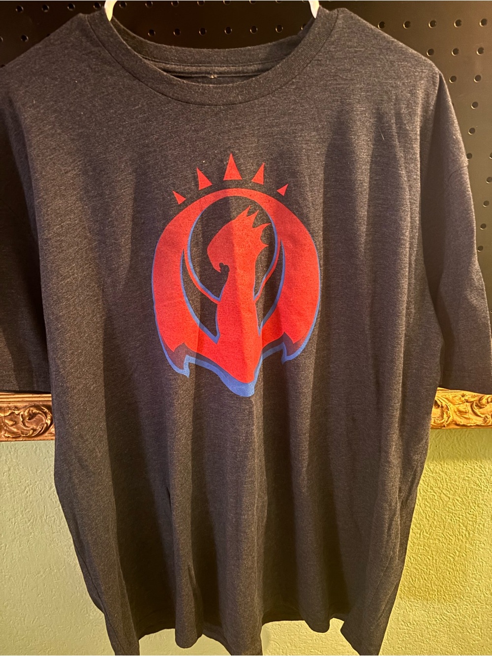 Men's Dark Gray Graphic T-Shirt Magic the Gathering Izzet Leauge XXL